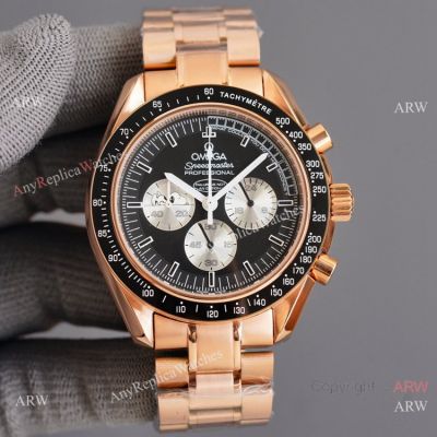 Copy Omega Snoopy Speedmaster Watch Rose Gold Quartz